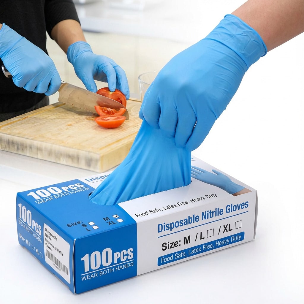 100 pezzi di guanti monouso in - Rubber Glove Cleaning recensione e prezzo